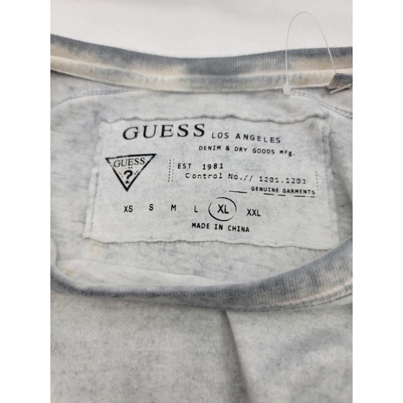 Guess Grey long sleeve mens top, Size XL, NWOT - Picture 9 of 9